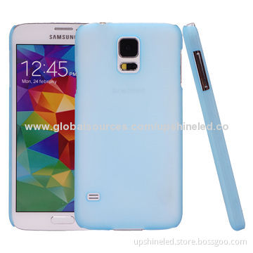 Hard PC Shell Cases for Samsung Galaxy S5/Rubber Oil Matte Finish in Semi-transparent/Solid Color